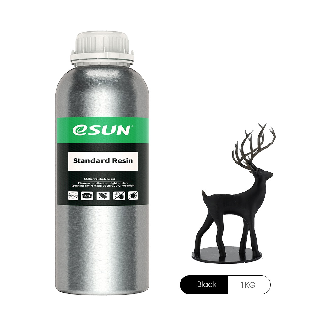 Esun Standard Resin 1000gr black Premium 3D printing resin high quality LCD DLP