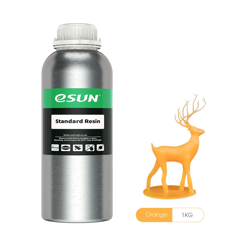 Esun Standard Resin 1000gr orange Premium 3D printing resin high quality LCD DLP