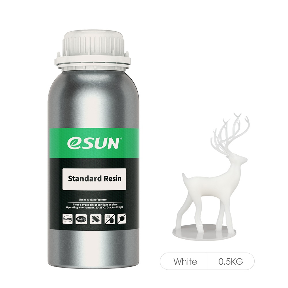 Esun Standard Resin 500gr white Premium 3D printing resin high quality LCD DLP