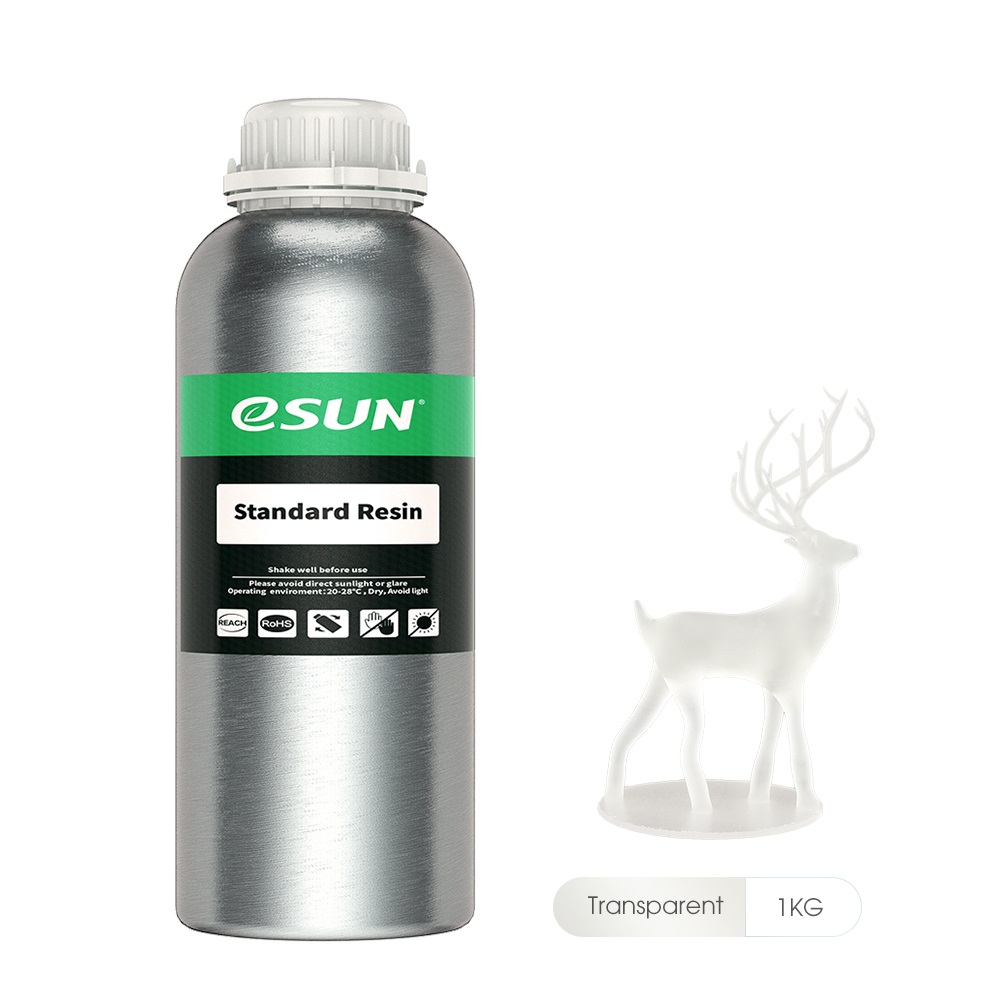 Esun Standard Resin 1000gr transparent Premium 3D printing resin high quality LCD DLP