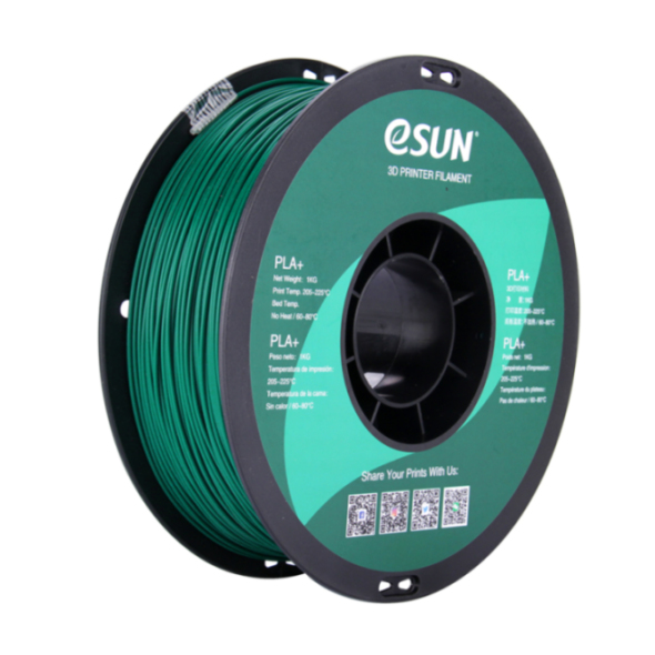 Esun PLA+ 1kg green Premium 3D printing filament high quality