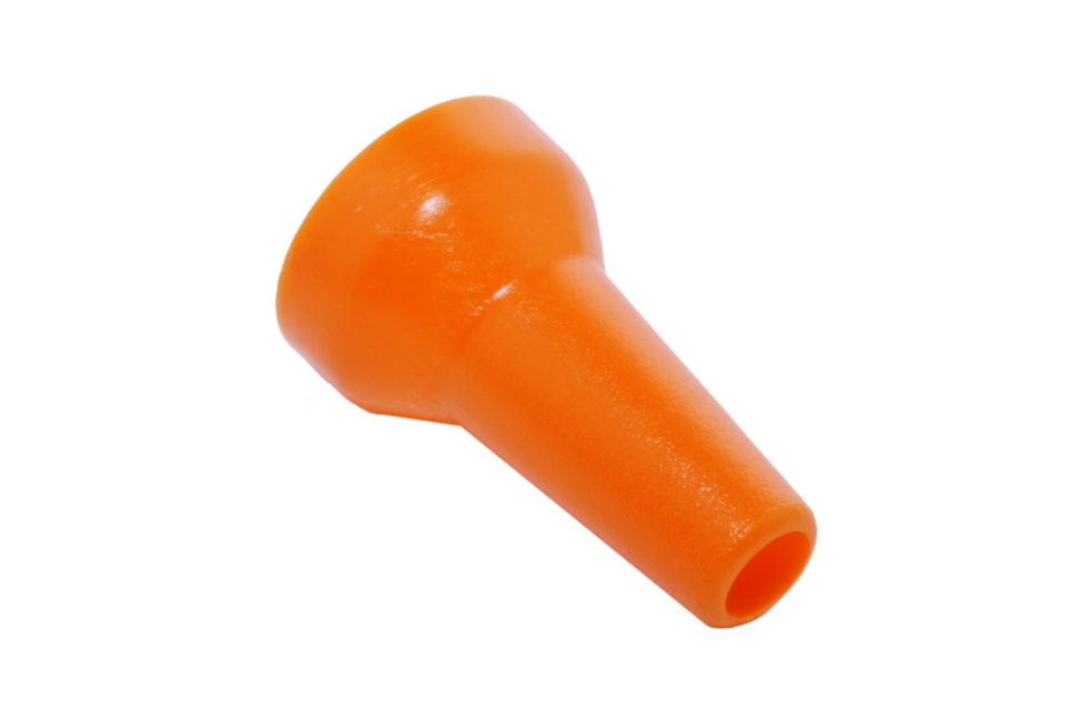 This ABS cooling hose nozzle can be connected to a coolant hose which is commonly used in CNC cooling systems for delivering cooling lubricants. cooling hose nozzle round ABS CNC cooling systems