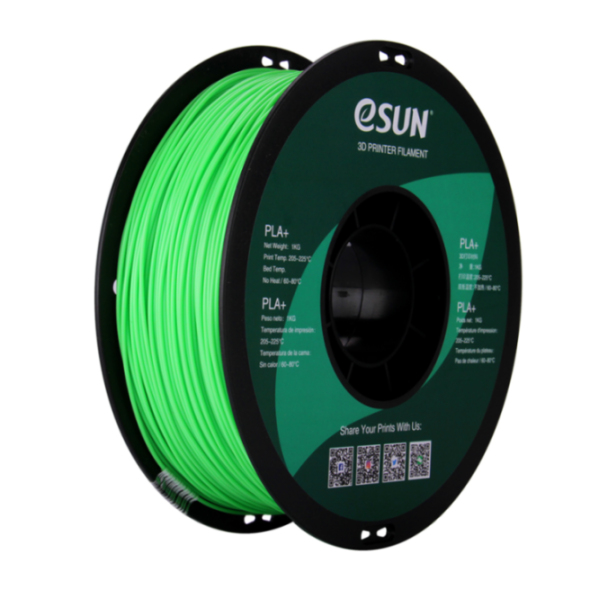Esun PLA+ 1kg lightgreen Premium 3D printing filament high quality