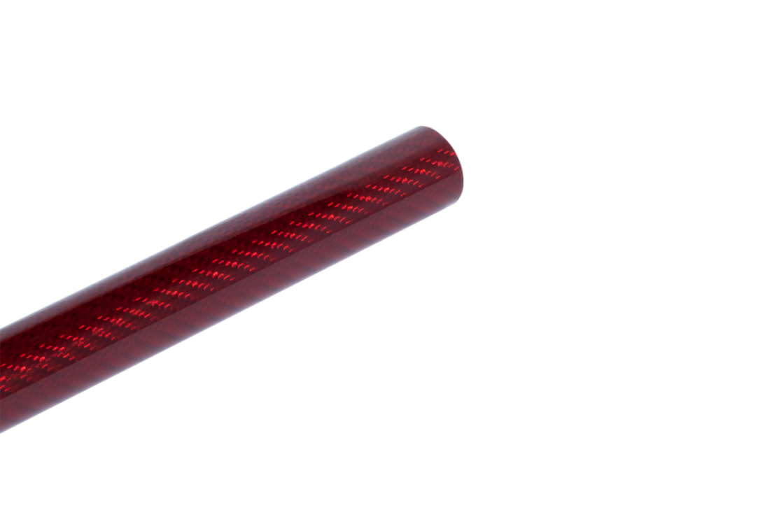 The red CFK tube, made of 3K bidirectional carbon fiber is used for high-strength applications in model making, engineering, and mechanical engineering. red CFK tube 3K Carbon bidirectional high strength Model making Engineering Mechanical engineering