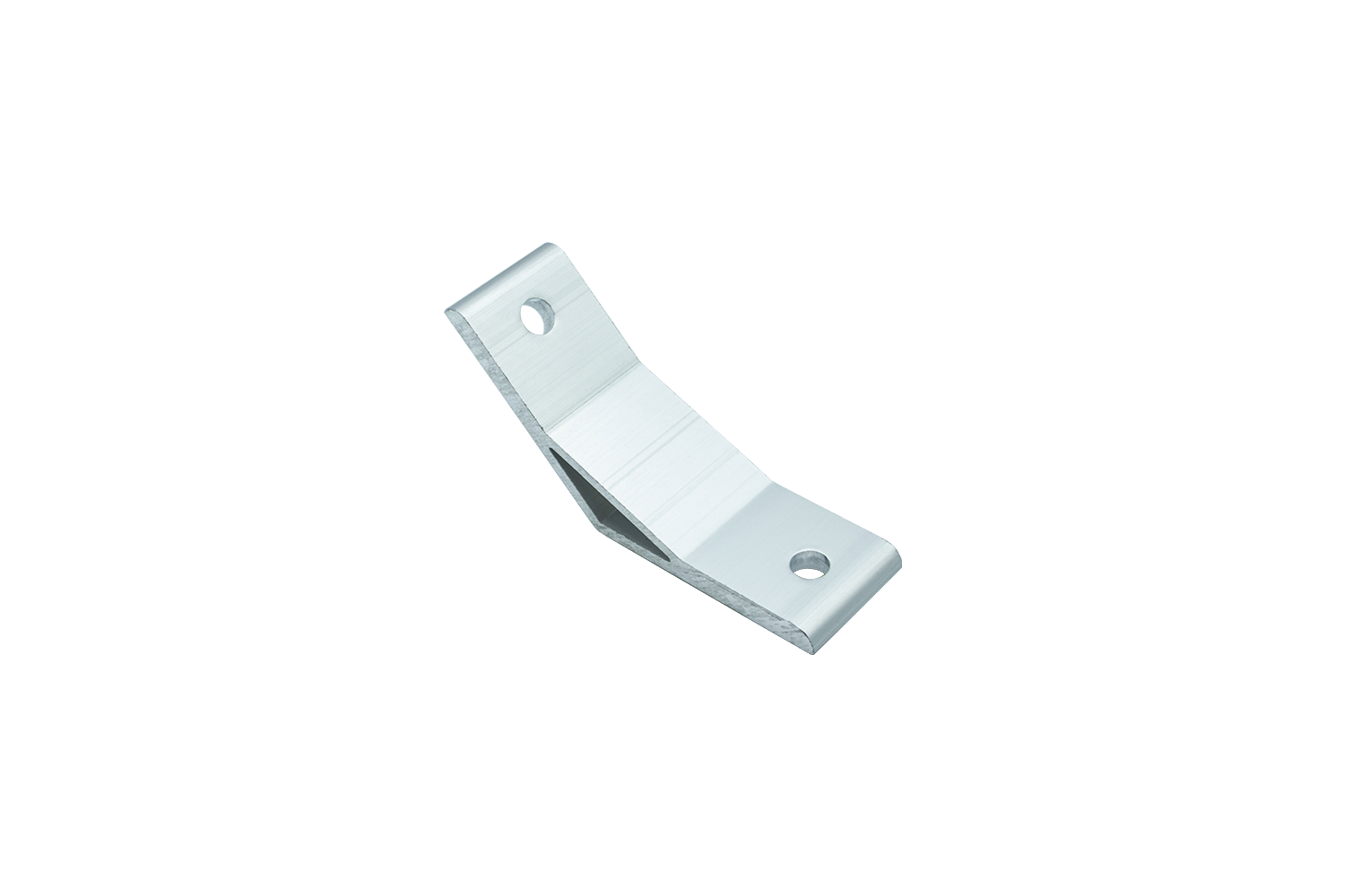 The lightweight 135-degree internal bracket is designed for connecting aluminum profiles, such as those from Item and Bosch, at an angled joint. Lightweight 135 degree internal bracket connecting aluminum profiles Item Bosch