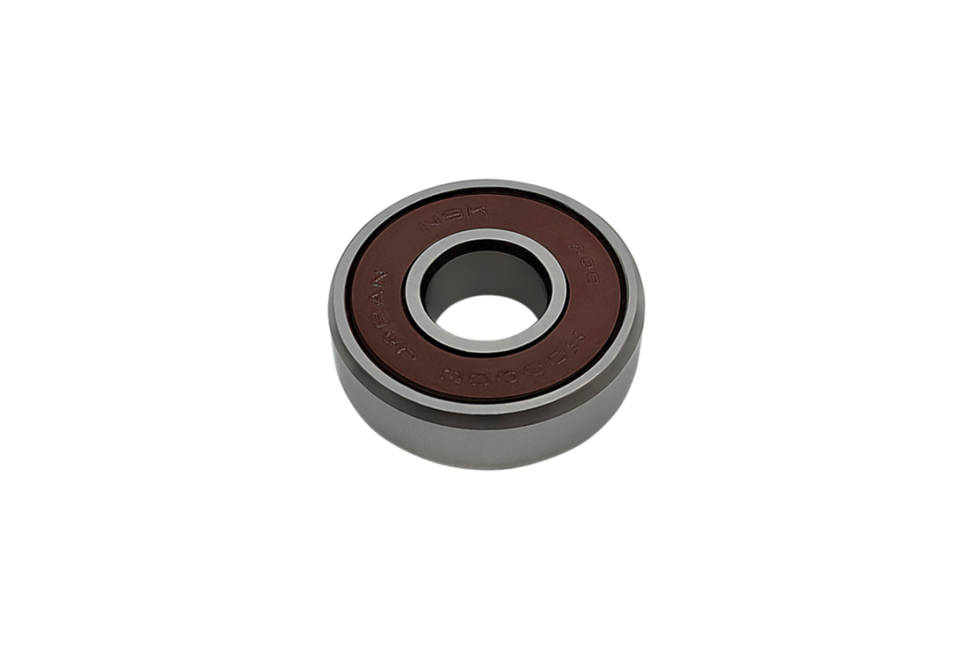 NSK deep groove ball bearings are used in mechanical engineering, the automotive industry, electric motors, machine tools and pumps. They mainly support radial loads, but have a low coefficient of friction. NSK deep groove ball bearing mechanical engineering automotive industry electric motors machine tools pump radial loads low friction