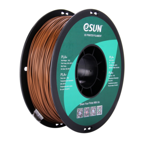 Esun PLA+ 1kg brown Premium 3D printing filament high quality