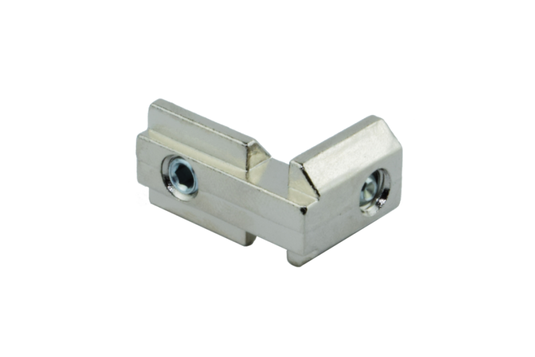 The internal and external angle brackets, type B, are profile connectors designed for aluminum profiles such as Item and Bosch, compatible with slot sizes 8 and 10. internal and external angle brackets type B profile connectors aluminum profiles Item Bosch slot sizes 8 and 10internal and external angle brackets type B profile connectors aluminum profiles Item Bosch slot sizes 8 and 10