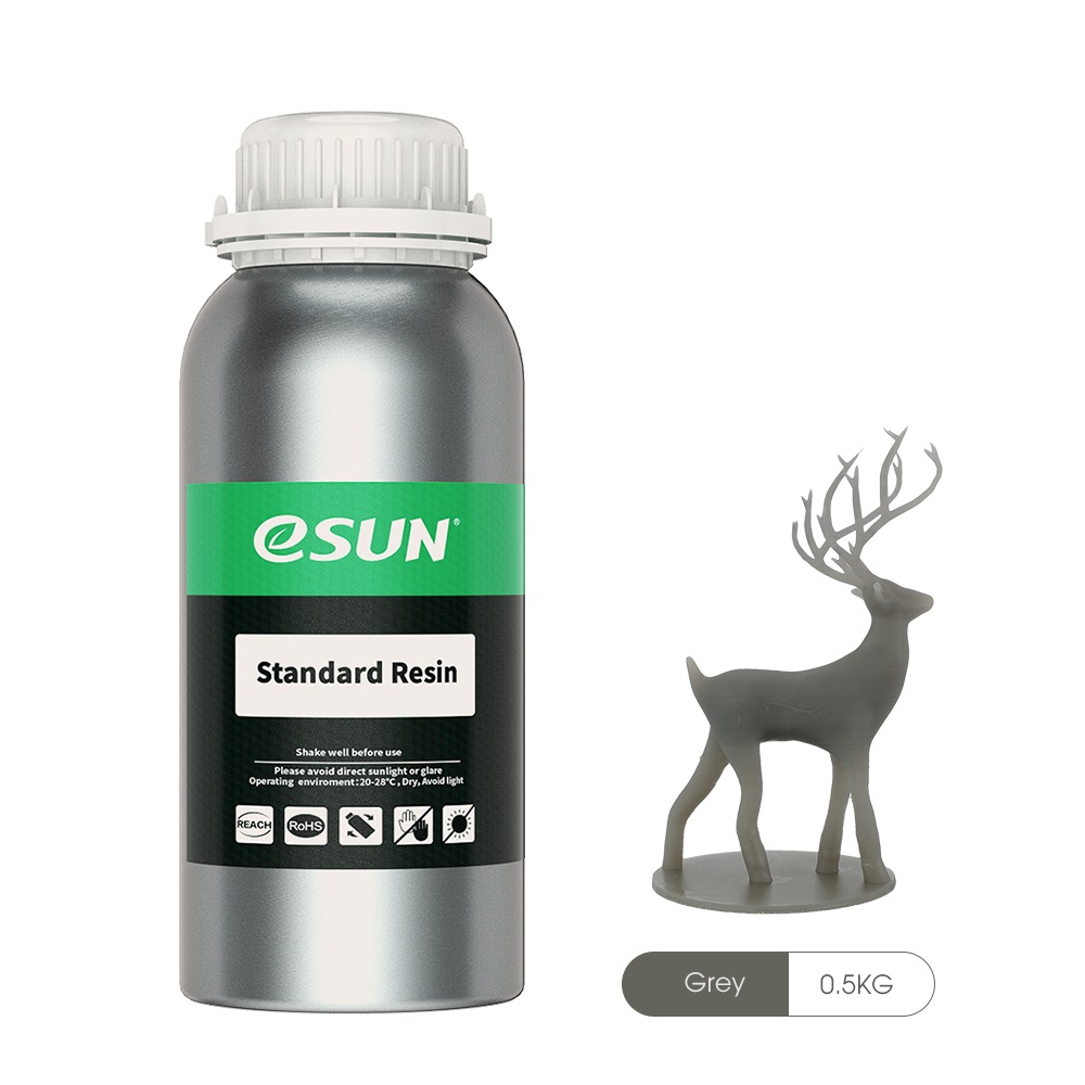 Esun Standard Resin 500gr grey Premium 3D printing resin high quality LCD DLP