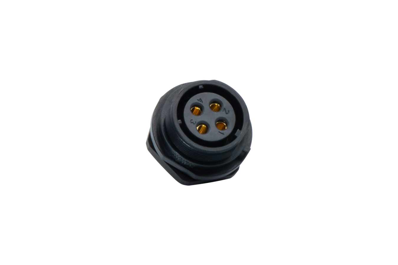 Weipu SP2112 panel mount socket circular connector 4-pin IP68