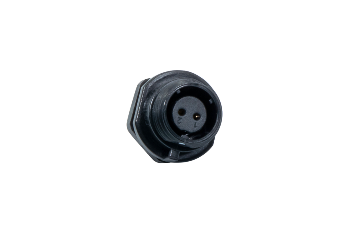 Weipu SP1112 panel mount socket circular connector 2-pin IP68