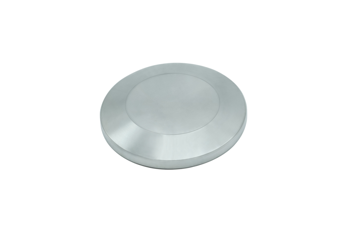 The stainless steel blind flange for vacuum pipes or hoses is used to securely close unused pipe ends, maintaining an airtight seal and protecting the vacuum system from contamination or leaks. stainless steel  blind flange  vacuum pipe  vacuum hose  airtight seal  unused connection  leak prevention  vacuum system  maintenance  system protection