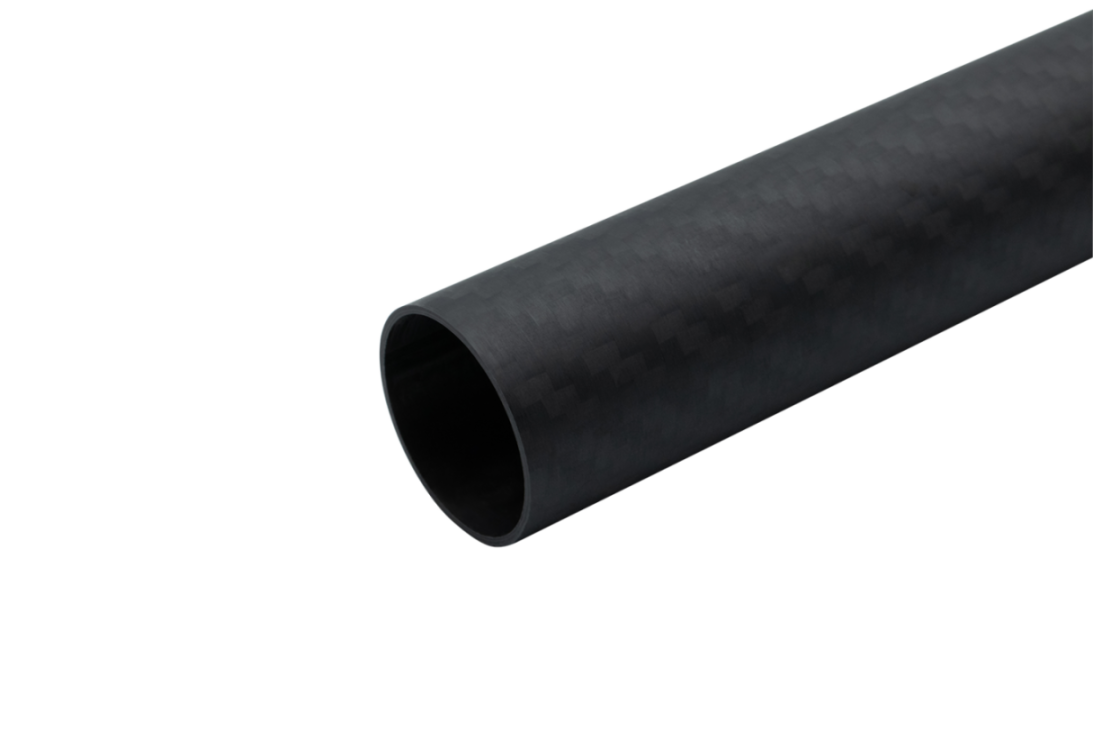 Hochfestes 3K CFK-Rohr (Carbon), matte Oberfläche, für Leichtbau-Anwendungen 