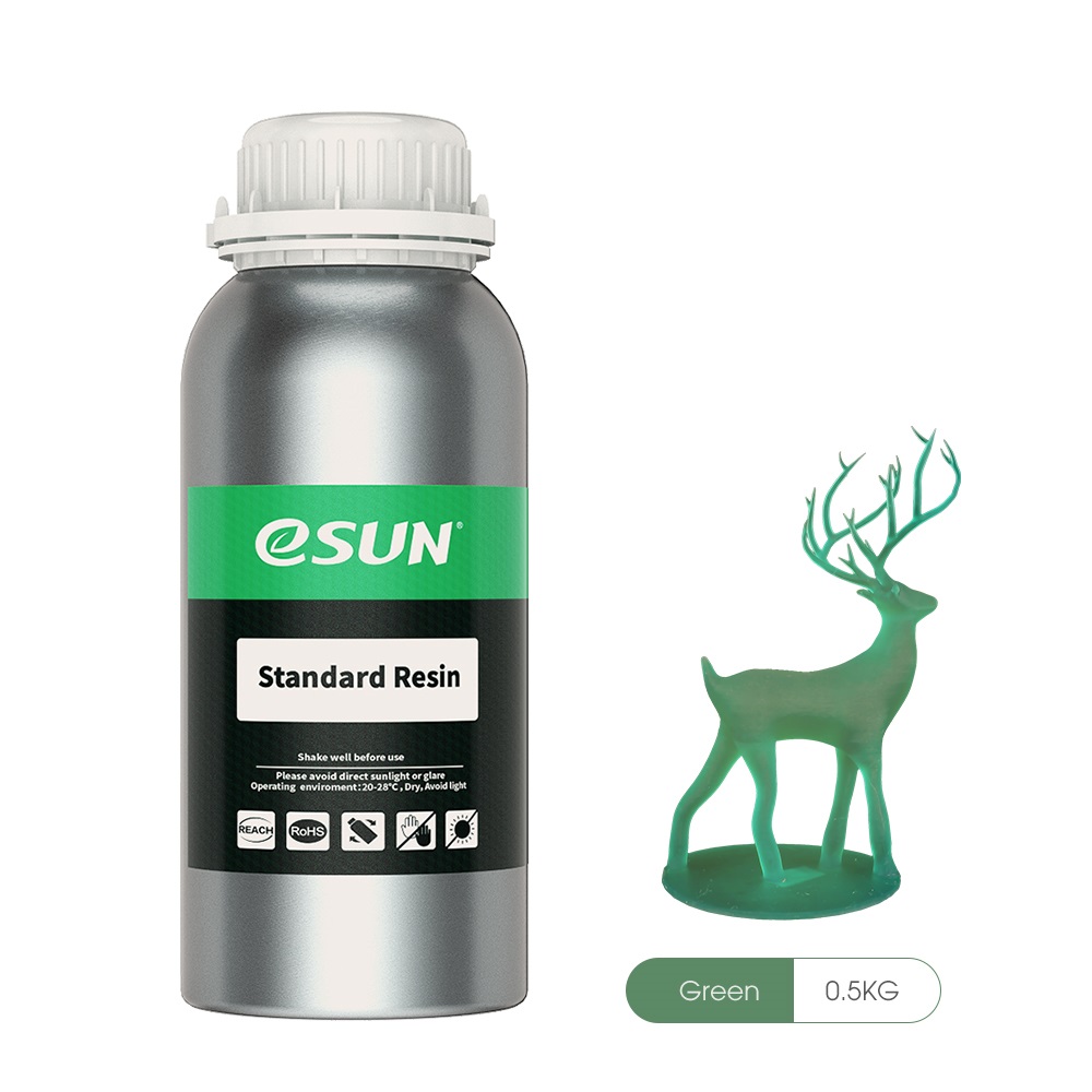Esun Standard Resin 500gr green Premium 3D printing resin high quality LCD DLP